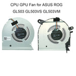 Laptop CPU Fan for ASUS GL503 GL503VS GL503VS GL503V GL503VM 13NB0G50T03011 DFS2013126R0T FK07 DC12V 1A
